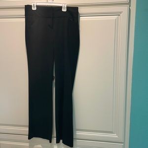 Express editor fit black flare pants